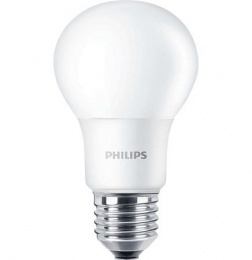 LED izzó, E27, gömb, 8W, 806lm, 2700K, A60, PHILIPS "CorePro"